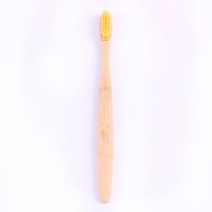 Natural Disposable Bamboo Charcoal adult Toothbrush(001)