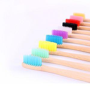 soft Natural Disposable Bamboo Charcoal Toothbrush(001)
