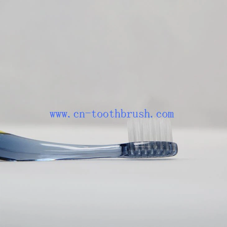 The Head Of Soft Plastic Transparent Toothbrush With Small Head